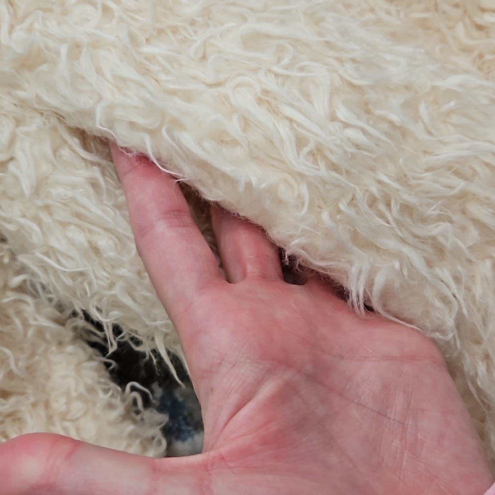 Cabi ivory fuzzy sherpa open lined jacket style 3024 - Picture 6 of 9